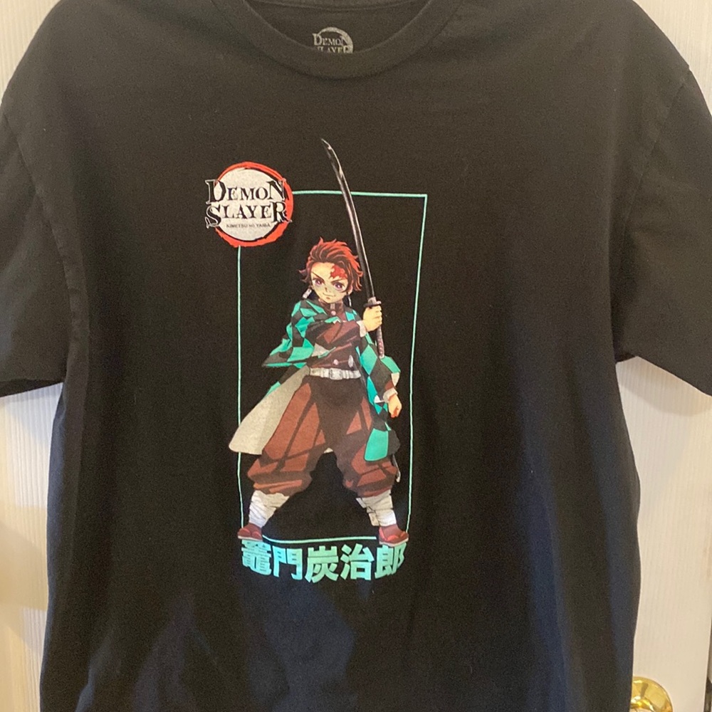 Large Demon Slayer Black T-shirt